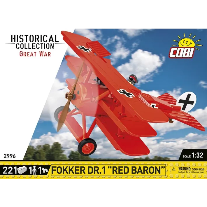 2996 Fokker Dr.1 Red Baron (image for) 2996 Fokker Dr.1 Red Baron